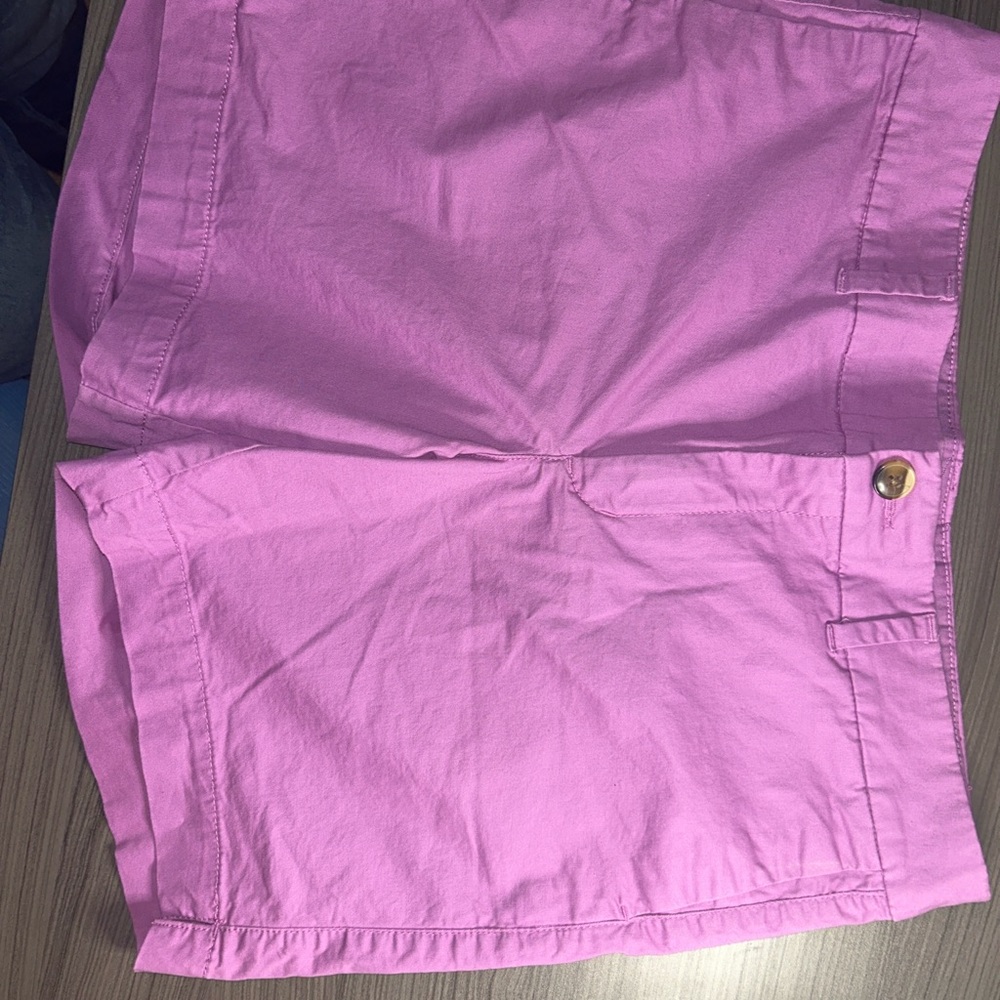 Old Navy Everyday Shorts Size 10 Purple/Pink Stretch Cotton Casual